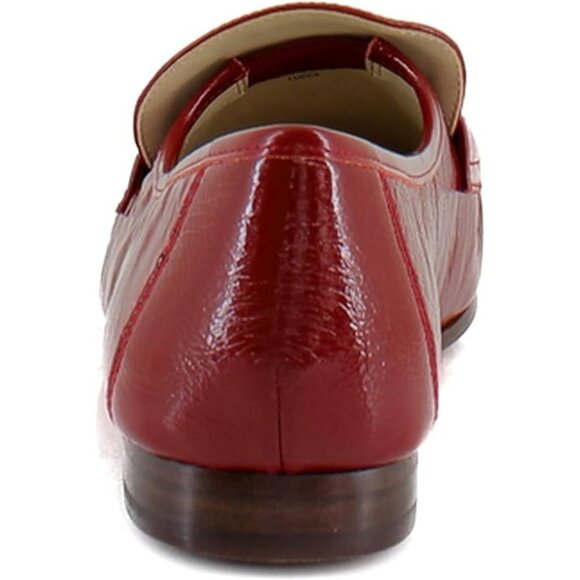 Sam Edelman Womens Lucca Bit Leather Loafer (Deep Scarlet) Size 5M - Picture 5 of 9